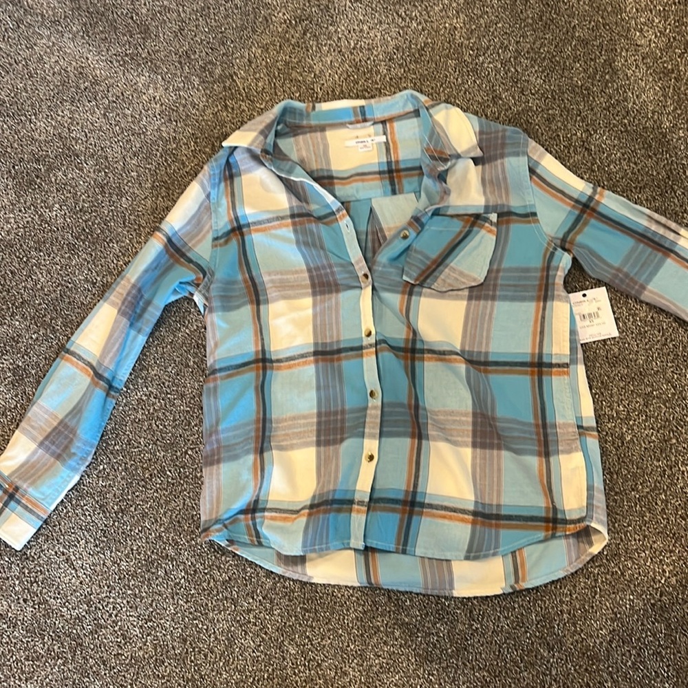 Oniell xs flannel brand new with tags
